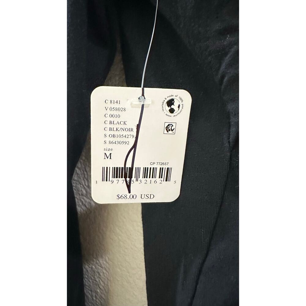 Free People Intimately Black Long Sleeve Open-Back Lace-Up Bodysuit Size M - Picture 5 of 6